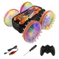 thumbnail image 3 of Coche RC anfibio, vehículo eléctrico impermeable, juguete para niños en vacaciones Naranja, 3 of 9