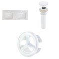 thumbnail image 1 of American Imaginations 48-in. W 3H8-in. Ceramic Top Set In White Color - Overflow Drain Incl. AI-24400, 1 of 9