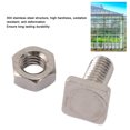 thumbnail image 4 of Tornillos de Invernadero Kit de Tuercas, Alta dureza M6 M6 Preciso Oxidación Tuercas de Invernadero Socador de Surtido Instalación de Cabeza Cuadrada para FiJación, 4 of 7