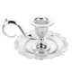 thumbnail image 3 of Bandeja de metal para velas: candelabros de Shabat con diseño floral, candelabro rústico, centro de mesa para decoración de bodas y festividades., 3 of 5