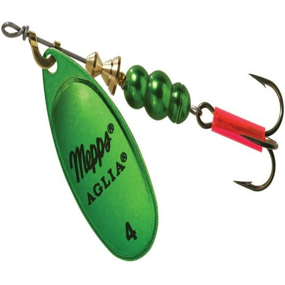 Mepps Aglia Inline Spinner 1/3 oz Green Platium
