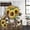 Yellow Beige Ivory, variant on Yellow Sunflowers Shower Curtain, Waterproof Shower Curtains for Bathroom, Western Star Brown Farmhouse Plaid Washable Fabric Bathtub Curtain Set Bath Decor with 12 Hooks Stall 36"x72"