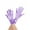 Purple, variant on Wrist Satin Gloves