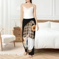 thumbnail image 4 of Kdxio Women's Comfy Stretch Sunflower Gnomes 4 Print Drawstring Pajama Pants-XX-Large, 4 of 5