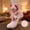 F, variant on 3D Animal Hugging Crew Socks, Knit Warm Non-Slip Floor Socks with Plush Doll Decor for Women Men, 10.63 Inch (1 Pair)