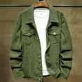 thumbnail image 5 of kamemir Wind Jacket Men Jacket for Women and Men Winter Warm Outdoor Heating Coat Waterproof Jacket Heated Jacket with Pocket(Green,L), 5 of 5