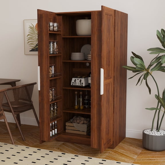 62.99in Kitchen Storage Cabinet / Suitable for Various Home Styles
