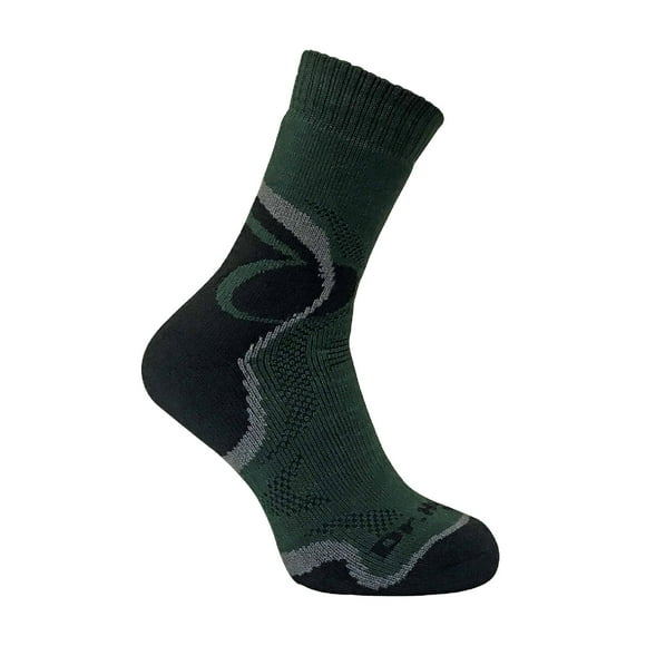 Dr Hunter - Chaussettes de Randonnée Thermiques pour Hommes, Épaisses, Chaudes, Rembourrées, Semelle Rembourrée, en Laine Mérinos