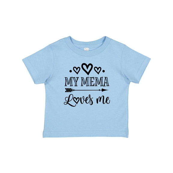 Inktastic My Mema Loves Me Girls Girls Baby T-Shirt