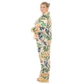 thumbnail image 2 of White Mark Women's 2-PC Wildflower Print Pajama Set, 2 of 5