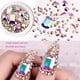 thumbnail image 4 of 2500pcs Nail Art Rhinestones Kit,3D Mix Nail Art Rhinestones Crystals 12 Kinds 300 Special Shaped Diamonds+2200 Nail Rhinestones for Acrylic Nails wit, 4 of 5