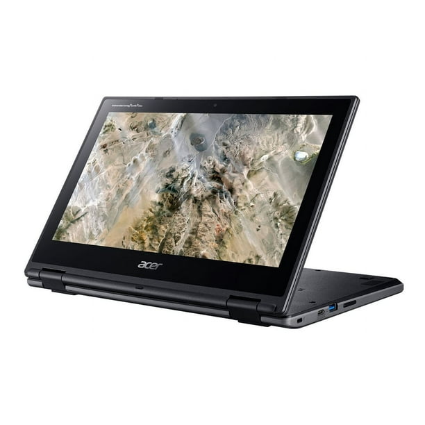 Acer Chromebook Spin 311 R721T-62ZQ - Flip design - AMD A6 - 9220C / jusqu'à 2,7 GHz - Chrome OS - Radeon R5 - 4 GB RAM - 32 GB eMMC - 11,6" AHVA Écran Tactile 1366 x 768 (HD) - Wi-Fi 5 - Schiste Noir - kbd: US