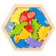 thumbnail image 1 of Juguete para , Rompecabezas de Madera, Desarrollo de Inteligencia Infantil, Rompecabezas Educativo Rápido para Rompecabezas Estilo Dinosaurio, 1 of 9