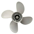 thumbnail image 2 of Boat Propeller 10 3/8X13 for Yamaha Outboard 4 Blades Aluminum 13 Tooth 10.375X13, 2 of 5