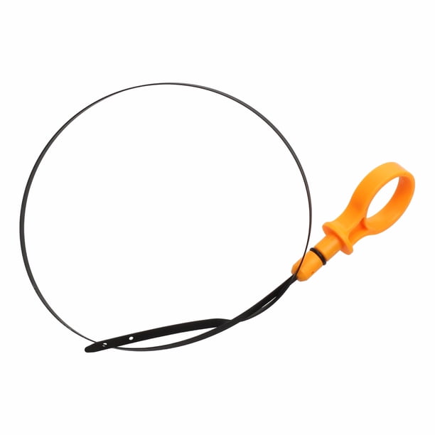 Unique Bargains No.LF5G10450 Varilla de Medición de Aceite de Motor para Mazda 3 2.0L A/T i Hatchback 2012-2013 Naranja Indicador de Nivel de Aceite Doble Orificio Plástico Metal 1 Pc