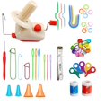 thumbnail image 2 of CNKOO Yarn Winder Practical Crocheting Machine Multifuctional Crafts Accessories Durable Needlecrafts Holders Simple Needless Winders 04, 2 of 8