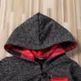 thumbnail image 4 of Kiapeise Toddler Baby Boy Girls Unisex Clothes Warm Hooded Sweatshirt+Pants 2Pcs Outfits, 4 of 8
