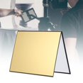 thumbnail image 1 of Runquan Light Reflector Foldable Light Diffuser Board for Photography Outdoor Indoor black gold white, 1 of 8