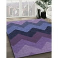 thumbnail image 2 of Ahgly Company Indoor Square Patterned Medium Slate Blue Area Rugs, 3' Square, 2 of 6