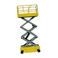 thumbnail image 3 of Xuanheng Lift Aerial Work Platform Model 1/64 Authentic for Sand Table Workshop Scene yellow new, 3 of 8