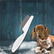 thumbnail image 4 of Juego de peines para el aseo del pelo de las mascotas 2 piezas | Cepillo de acero inoxidable para eliminar pulgas para perros y gatos | Desenredante, desenredante, eliminación de marcas de lágrimas, 4 of 8