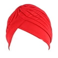 thumbnail image 4 of pitrice Bonnet Plissé Pré-Noué pour Femmes Turban de Soleil, 4 of 9