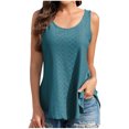 thumbnail image 2 of Vivianyo HD Women's Sleeveless Tank Top Womens Tank Tops Summer T Shirts Round Neck Sleeveless Casual Loose Blouses, 2 of 8