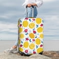 thumbnail image 5 of Salouo Strawberry Lemon Pattern Travel Dust-proof Suitcase Cover, Softside Suitcase Protector Luggage Cover Protector for 18-32inch ,Not Included Suitcase, 5 of 8