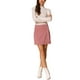 thumbnail image 2 of FALDA CHIC para Mujeres de Corduroy de Cintura Alta con Botones Decorativos, Falda Mini en Línea A, XL Rosa Claro, 2 of 5