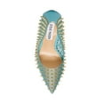 thumbnail image 3 of Steve Madden Vala-S Blue Embellished Printed High Stiletto Pointed Toe Dress Pumps (Blue Stud, 9.5), 3 of 5