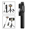 thumbnail image 3 of Bluetooth Selfie Stick Bluetooth Obturador remoto Portátil 360 degree Soporte de teléfono con trípode giratorio para teléfono Teléfono inteligente Negro Sunnimix autofoto bluetooth, 3 of 8
