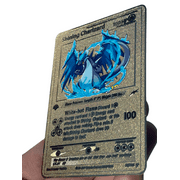 Pokemon Shining Charizard Metal Gold Card