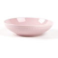 thumbnail image 5 of HomeVss, Pearl Dots Stoneware Dinnerware Set(16pc Set, Pink), 5 of 8