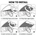 thumbnail image 6 of Fotbe Leopard Print Car Windshield Sunshade | Sun Visor Protector Front Window Shade, Keeps Out UV Rays, Keeps Your Vehicle Cool-Small, 6 of 7
