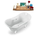 thumbnail image 7 of 68" Streamline N901GLD-CH Clawfoot Tub and Tray With External Drain, 7 of 7