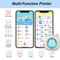 thumbnail image 3 of Label printer,Handcraft List Notes Diy Handcraft List Printer Portable Thermal 203dpi Picture Label Receipt Paper Sticker Thermal Printer Label Diy Handcraft Printer Bt 203dpi 11 Roll Thermal Siuke, 3 of 7
