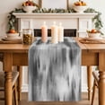 thumbnail image 2 of Table Runner 70 Inches Long for Kitchen Dining, Grey Ombre Dresser Scarf Farmhouse, Dining Table Decorations for Wedding/Parties, Vintage Simple Abstract Gradient Mottled 13 x 70 In, 2 of 8