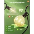 thumbnail image 2 of Cadena de luces solares addlon G50, 15 m, resistente al agua, USB, para exteriores, 2 of 7
