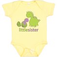 thumbnail image 3 of Inktastic Little Sister Purple Girls Baby Bodysuit, 3 of 5