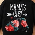 thumbnail image 6 of 18 Months Baby Girls Outfits 24 Months Girls 2PCS Fall Winter Clothing Set Letter Print Toddler Girls Long Sleeve Hoodie Top Pants Set Black, 6 of 8