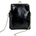 thumbnail image 1 of Bolso cruzado para mujer, bolso de hombro, bolso para teléfono, bolsillo, cartera corta, monedero para tarjetas de crédito, para compras en la calle, Negro, 1 of 8