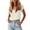 White, variant on Tops for Women Crop Wide Neck Cap Sleeve Short Alternative Crop Tops for Women,Black,L