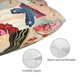thumbnail image 3 of Fotbe Butterflies And Flowers Painting Funda de Almohada Decorativa Estilo Occidental, Lujo en Algodón, Fundas para Almohadas King, Cojín Estampado para Decoración del Hogar-16"x24", 3 of 6