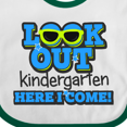 thumbnail image 4 of Inktastic Look out Kindergarten Here I Come Boys Baby Bib, 4 of 4