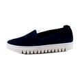 thumbnail image 2 of Vionic Uptown Aline Women's Loafers & Slip-Ons Navy Blazer Waxed Suede Size 7 M, 2 of 8