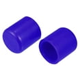 thumbnail image 4 of Unique Bargains 5 Pcs 25mm 0.98" Silicone Hose Cap Intake Vacuum Hose Tube End Caps Plug for Car Blue, 4 of 6