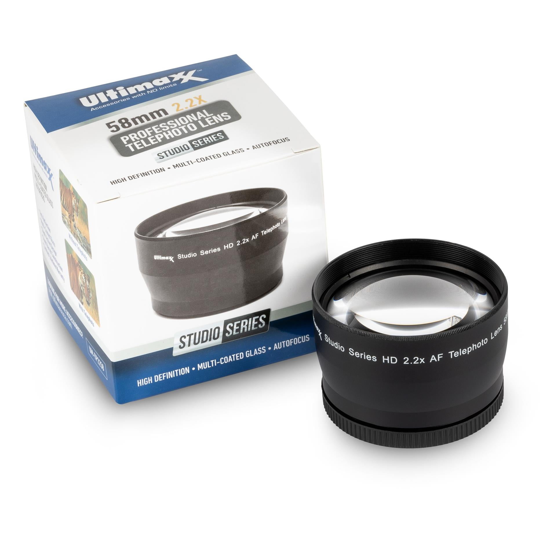 ULTIMAXX 2.2x Telephoto Lens Attachment - 58mm - Walmart.com