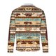 thumbnail image 5 of Mujeres Manga Larga Tops Casual Colorblocked Semi Cremallera Girar Abajo Cuello Sudadera Chaqueta para Primavera Otoño Vacaciones, 5 of 8