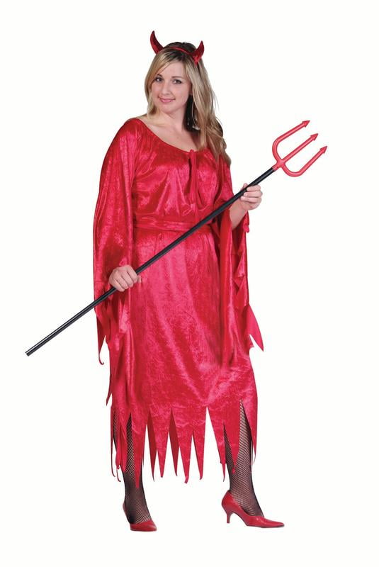 RG Costumes Velvet Classic Devil Women's Halloween Fancy-Dress Costume ...