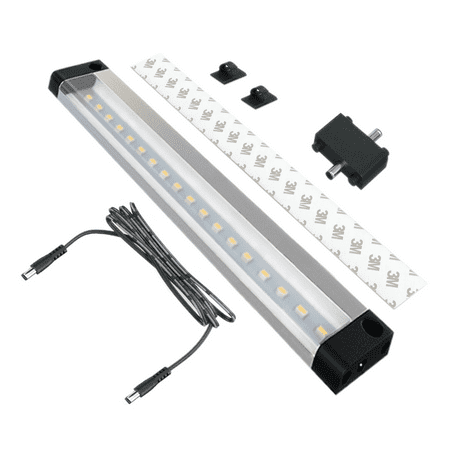 

EShine 7 inch LED Under Cabinet Lighting Bar Panel - NO IR Sensor - with Accessories (No Power Supply Included) Cool White (6000K)